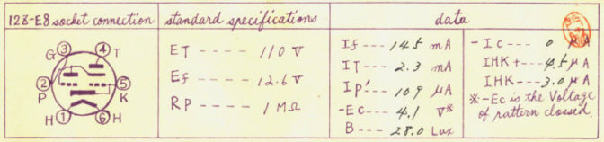 specification sheet